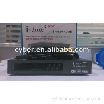 newest i-link IS-9800 HD SE hd tv single-tuner digital satellite receiver IKS receiver with 8psk module For North America